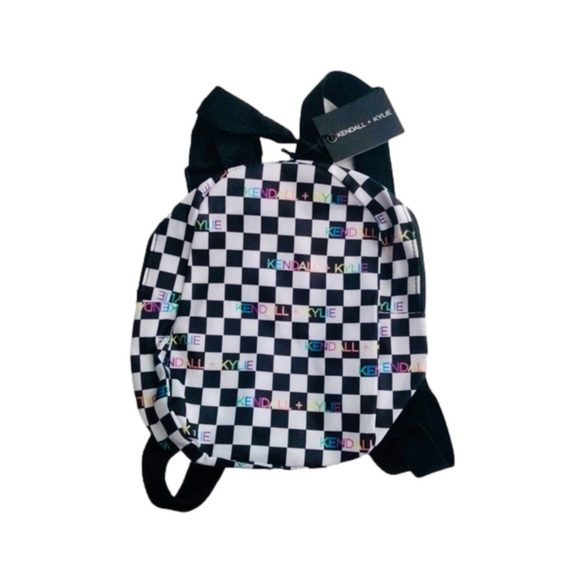 Kendall & Kylie Rainbow Checkerboard Mini Backpack - Picture 1 of 6
